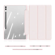 Заредете изображение във визуализатора на галерията – Dux Ducis Toby case with flip stand for Samsung Galaxy Tab S9 FE - pink
