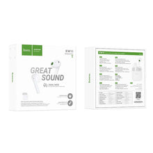 Заредете изображение във визуализатора на галерията – Hoco wireless headset stereo tws ew16 flowing enc bt5.2 white - TopMag
