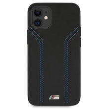 Заредете изображение във визуализатора на галерията – Etui BMW BMHCP12SDLBK iPhone 12 mini 5,4" czarny/black hardcase M Collection Blue Lines

