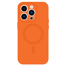 Заредете изображение във визуализатора на галерията – TEL PROTECT MagSilicone Case for Iphone 15 Plus Orange
