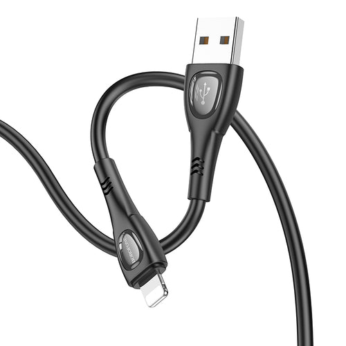 Borofone Cable BX98 Superior - USB to Lightning - 2,4A 1 metre black