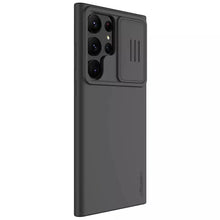 Заредете изображение във визуализатора на галерията – Nillkin CamShield Silky Silicone Case for Samsung Galaxy S23 Ultra black
