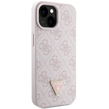 Заредете изображение във визуализатора на галерията – Original Case GUESS hardcase Crossbody 4G Metal Logo GUHCP15MP4TDSCPP for Iphone 15 Plus pink
