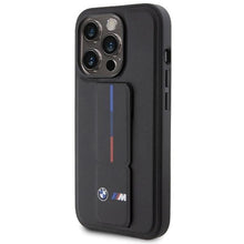 Заредете изображение във визуализатора на галерията – BMW Grip Hot Stamp case for iPhone 15 Pro - black
