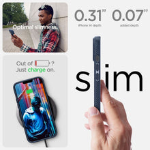 Заредете изображение във визуализатора на галерията – Spigen liquid air гръб за iphone 14 navy blue - TopMag
