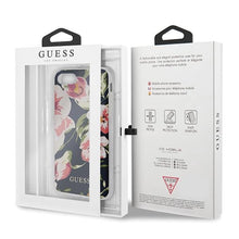 Заредете изображение във визуализатора на галерията – Guess GUHCI8PCUTRFL03 iPhone 7/8/SE 2020 / SE 2022 granatowy/navy N°3 Flower Collection Shiny
