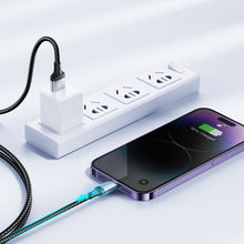 Заредете изображение във визуализатора на галерията – Joyroom cable USB - Lightning 2.4A A10 Series 1.2 m black (S-UL012A10)
