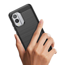 Заредете изображение във визуализатора на галерията – Carbon Case silicone case for Nokia X30 - black
