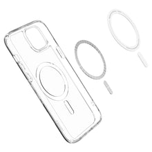 Заредете изображение във визуализатора на галерията – Spigen Crystal Hybrid MagSafe, white - iPhone 15
