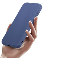 Заредете изображение във визуализатора на галерията – Dux Ducis Skin X Pro case for Samsung S24+ with magnetic ring and flap - blue
