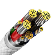 Заредете изображение във визуализатора на галерията – Baseus Glimmer Series cable with fast charging USB-C 480Mb/s PD 100W 2m white
