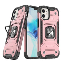 Заредете изображение във визуализатора на галерията – Wozinsky Ring Armor case for iPhone 14 armored cover magnetic holder gold ring
