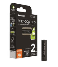 Заредете изображение във визуализатора на галерията – Rechargeable Batteries Panasonic Eneloop PRO HR03/AAA 930mAh - 2pcs blister pack

