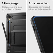 Заредете изображение във визуализатора на галерията – Spigen TOUGH ARMOR "PRO" GALAXY TAB S9 11.0 X710 / X716B BLACK
