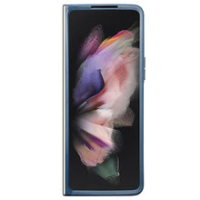 Заредете изображение във визуализатора на галерията – Original Case GUESS - hardcase Leather 4G Triangle Strass GUHCZFD5P4TDPB for Samsun Galaxy Z Fold 5 Blue
