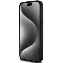 Заредете изображение във визуализатора на галерията – BMW Perforated Twisted Line MagSafe case for iPhone 15 Pro Max - black
