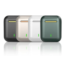 Заредете изображение във визуализатора на галерията – Wireless headset stereo tws j18 + docking station white - TopMag
