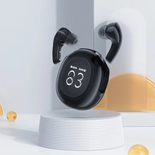 Заредете изображение във визуализатора на галерията – Acefast T9 Bluetooth 5.3 in-ear wireless headphones with display - black
