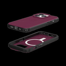 Заредете изображение във визуализатора на галерията – UAG Civilian Magsafe - protective case for iPhone 15 Pro (Bordeaux)
