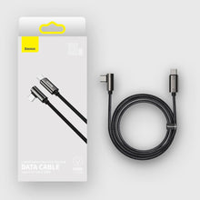 Заредете изображение във визуализатора на галерията – Baseus Legend Series Elbow Fast Charging USB Type C - USB Type C 100W 5A 2m blue (CACS000703)

