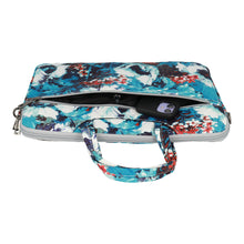 Заредете изображение във визуализатора на галерията – Wonder Briefcase Laptop 13-14 inches white poppies
