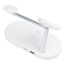Заредете изображение във визуализатора на галерията – Wireless charger qi 3in1 15w x452 white - TopMag
