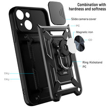 Заредете изображение във визуализатора на галерията – Slide Camera Armor Case for Samsung Galaxy S23 FE Black
