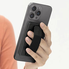 Заредете изображение във визуализатора на галерията – Uniq Heldro ID magnetic wallet with support and band - black
