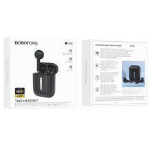 Заредете изображение във визуализатора на галерията – Borofone TWS Bluetooth Earphones BW38 Joy Black
