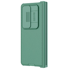 Заредете изображение във визуализатора на галерията – Nillkin CamShield Pro Case (simple) for Samsung Galaxy Z Fold 4 cover with camera cover dark green
