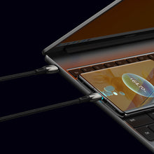 Заредете изображение във визуализатора на галерията – Baseus Glimmer Series cable with fast charging USB-C 480Mb/s PD 100W 1m black
