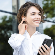 Заредете изображение във визуализатора на галерията – BASEUS Encok True Wireless Earphones WM01 Plus Plus White NGWM010002
