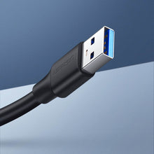 Заредете изображение във визуализатора на галерията – Ugreen USB-A (male) - USB-A (female) adapter extension cable USB 3.0 5Gb/s 0.5m black (US129)
