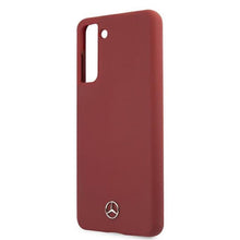 Заредете изображение във визуализатора на галерията – Original faceplate case MERCEDES MEHCS21SSILRE for SAMSUNG S21 (Silicone Line / red)
