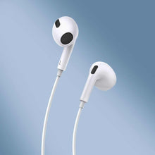 Заредете изображение във визуализатора на галерията – Baseus encok 3.5mm wired earphone h17 white ngcr020002 - TopMag
