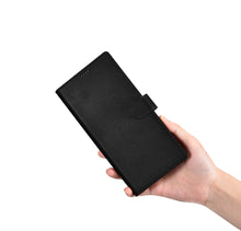 Заредете изображение във визуализатора на галерията – iCarer Wallet Case for Samsung Galaxy S23 Ultra leather case wallet black
