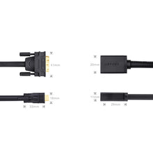 Заредете изображение във визуализатора на галерията – Ugreen cable adapter cable DVI (male) - HDMI (female) 0.15m black (20118)
