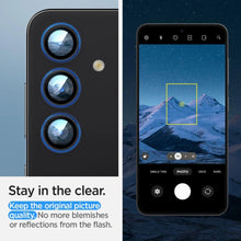 Заредете изображение във визуализатора на галерията – Spigen Optik.tR EZ Fit Camera Protector for Samsung Galaxy S24+ - black 2 pcs.
