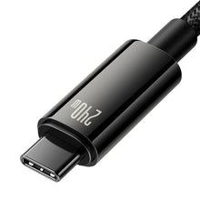 Заредете изображение във визуализатора на галерията – BASEUS cable Type C to Type C PD240W Power Delivery Superior Series Fast Charging CAWJ040201 3m black

