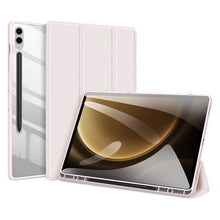 Заредете изображение във визуализатора на галерията – Dux Ducis Toby case with flip stand for Samsung Galaxy Tab S9 FE - pink

