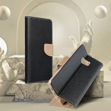 Заредете изображение във визуализатора на галерията – Fancy Book case for XIAOMI Redmi 13c black / gold
