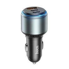 Заредете изображение във визуализатора на галерията – HOCO car charger USB QC + 2x Type C PD 95W Galloper NZ9 black
