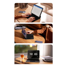 Заредете изображение във визуализатора на галерията – Baseus Brilliance bluetooth keyboard case iPad Pro 11'' (2018) / iPad Air 4 10.9'' / iPad Air 5 10.9'' / iPad 10 10.9'' (2022) magnetic flip stand gray
