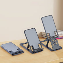 Заредете изображение във визуализатора на галерията – Choetech folding stand for smartphone/tablet gray (H064)
