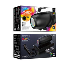 Заредете изображение във визуализатора на галерията – Borofone Portable Bluetooth Speaker BP13 Dazzling with microphone black
