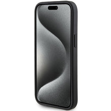Заредете изображение във визуализатора на галерията – Original Case GUESS hardcase 4G Triangle Metal Logo GUHCP15MPG4GPK for Iphone 14 Plus/ 15 Plus black

