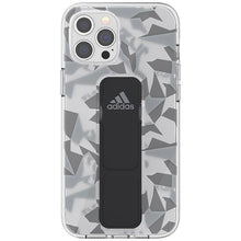 Заредете изображение във визуализатора на галерията – Adidas SP Clear Grip Case iPhone 12 Pro Max 6.7" black-gray/black-grey 42447
