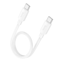 Заредете изображение във визуализатора на галерията – HOCO cable Type C to Type C Hyper Power Delivery 60W X96 25cm white
