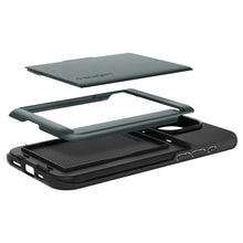 Заредете изображение във визуализатора на галерията – Spigen Slim Armor CS, abyss green - iPhone 15 Pro
