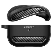 Заредете изображение във визуализатора на галерията – Spigen RUGGED ARMOR Apple AIRPODS PRO 1 / 2 MATTE BLACK

